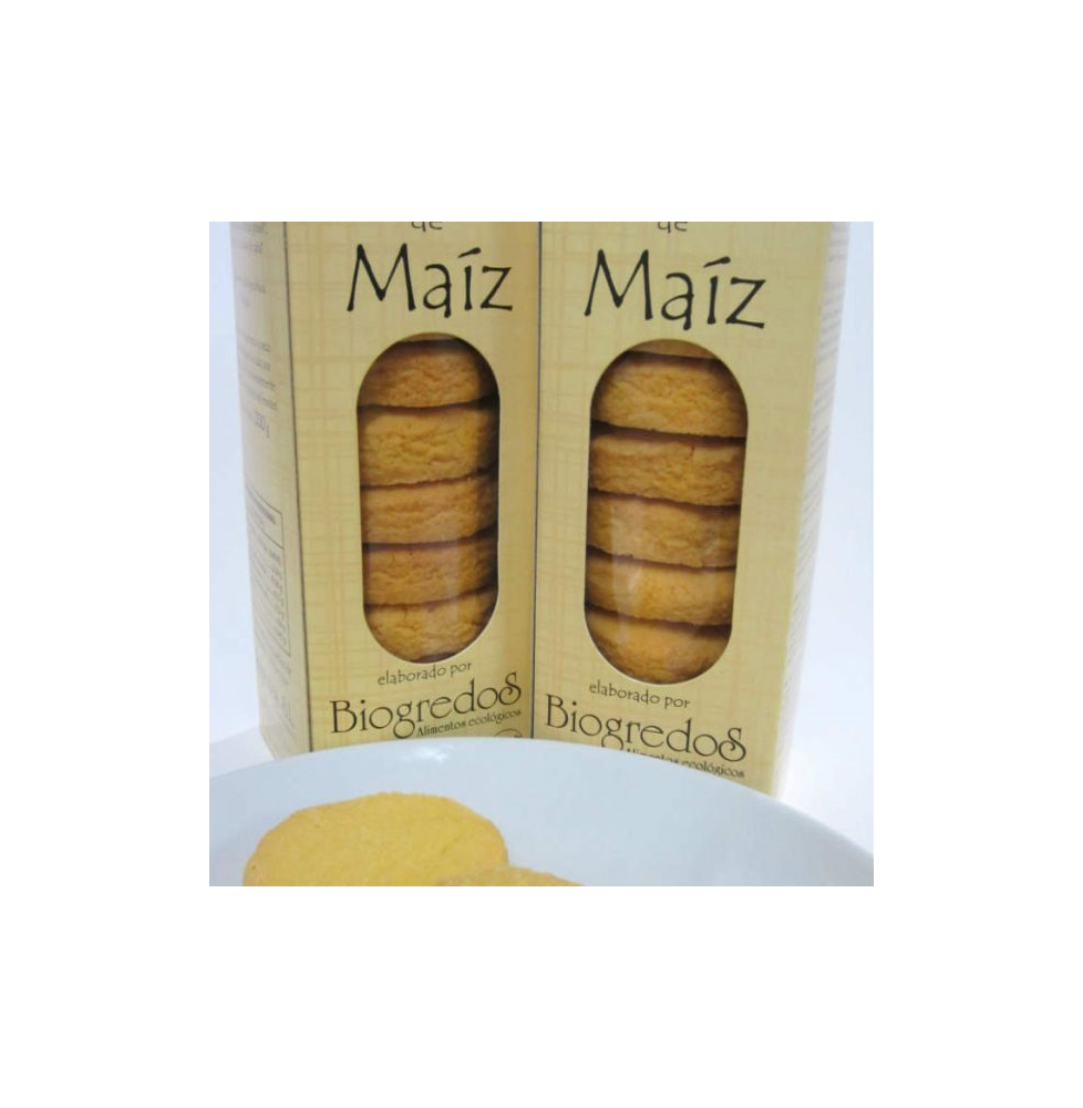 GALLETAS MAIZ SIN GLUTEN 200 gr BIOGREDOS