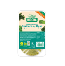 HAMBURGUESA VEGETAL ALGAS+ESPINACA 160 gr BIOGRA