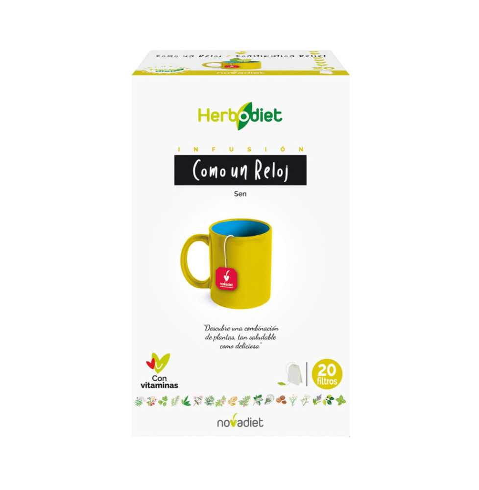 HERBODIET COMO UN RELOJ 20 filtros *NOVADIET