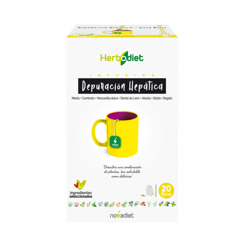 HERBODIET DEPURACION HEPATICA 20 filtros *NOVADIET