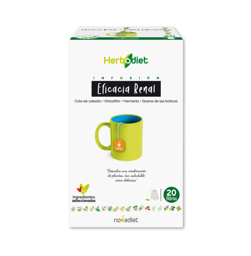 HERBODIET EFICACIA RENAL 20 filtros *NOVADIET