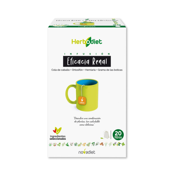 HERBODIET EFICACIA RENAL 20 filtros *NOVADIET