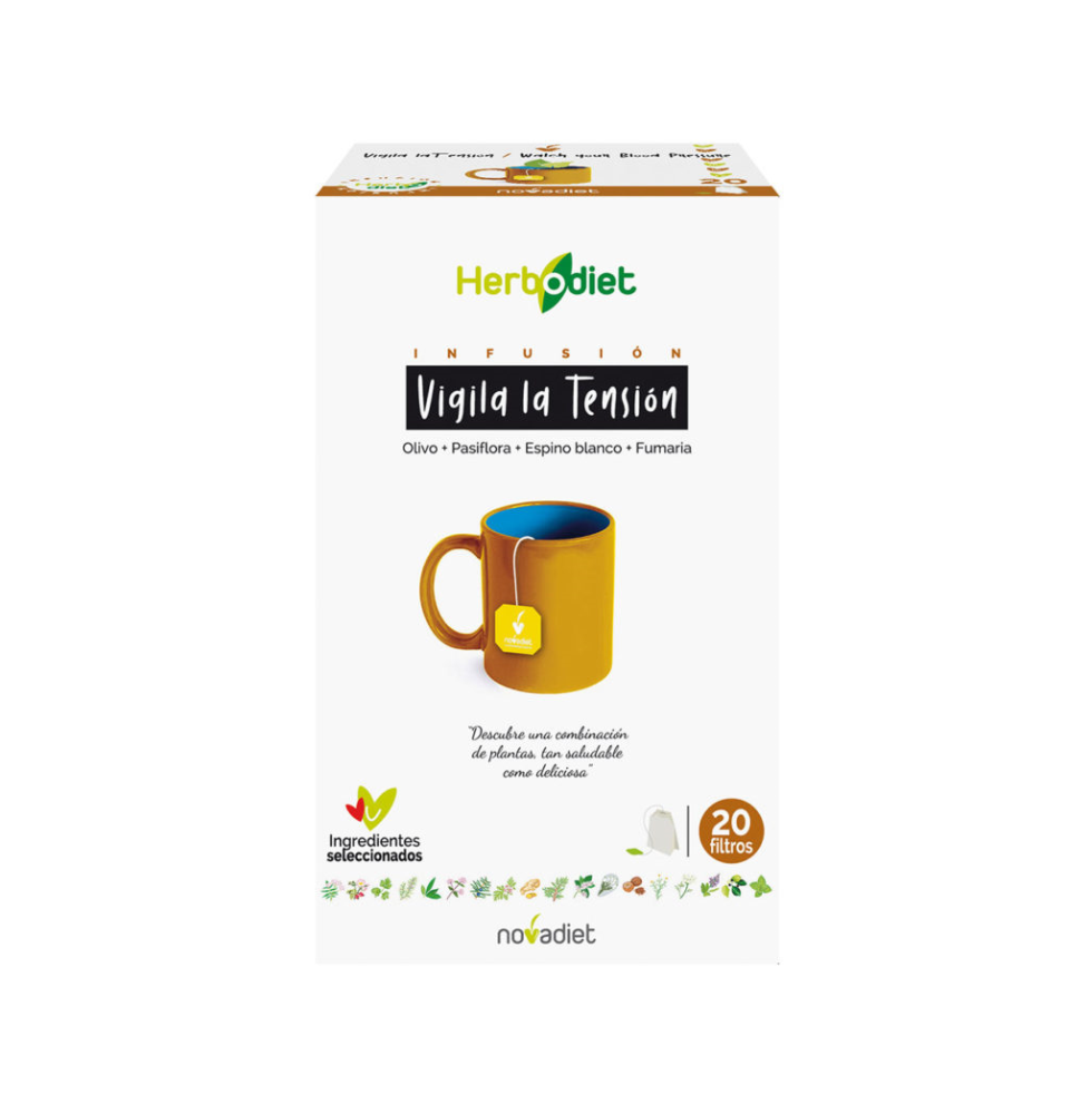 HERBODIET VIGILA LA TENSION 20 filtros NOVADIET