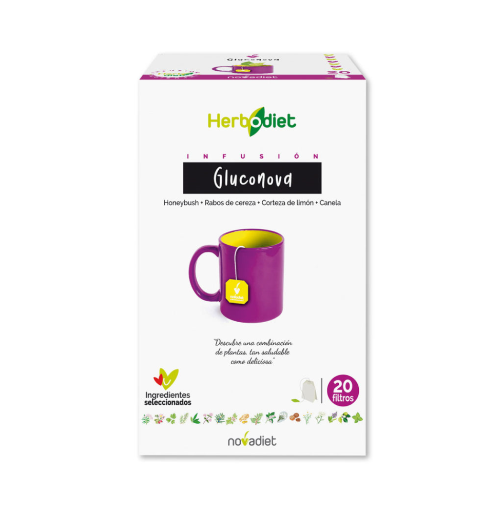 HERBODIET GLUCONOVA 20 filtros*NOVADIET