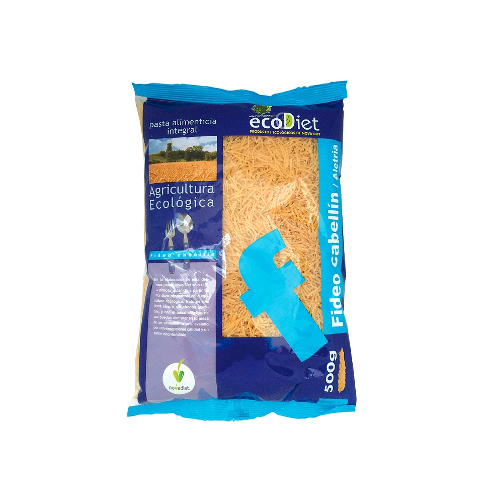 FIDEO-CABELLIN INTEGR.ECODIET 500 gr *NOVADIET