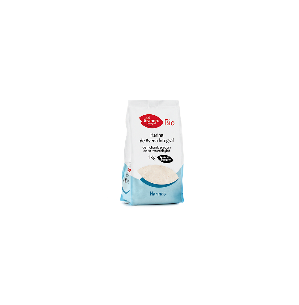 HARINA AVENA integral 1 kg  BIO GRANERO