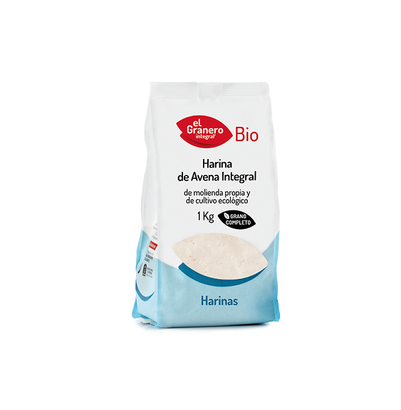 HARINA AVENA integral 1 kg  BIO GRANERO
