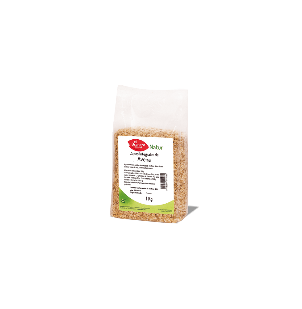 COPOS AVENA GRUESOS 1 Kg BIO *GRANERO