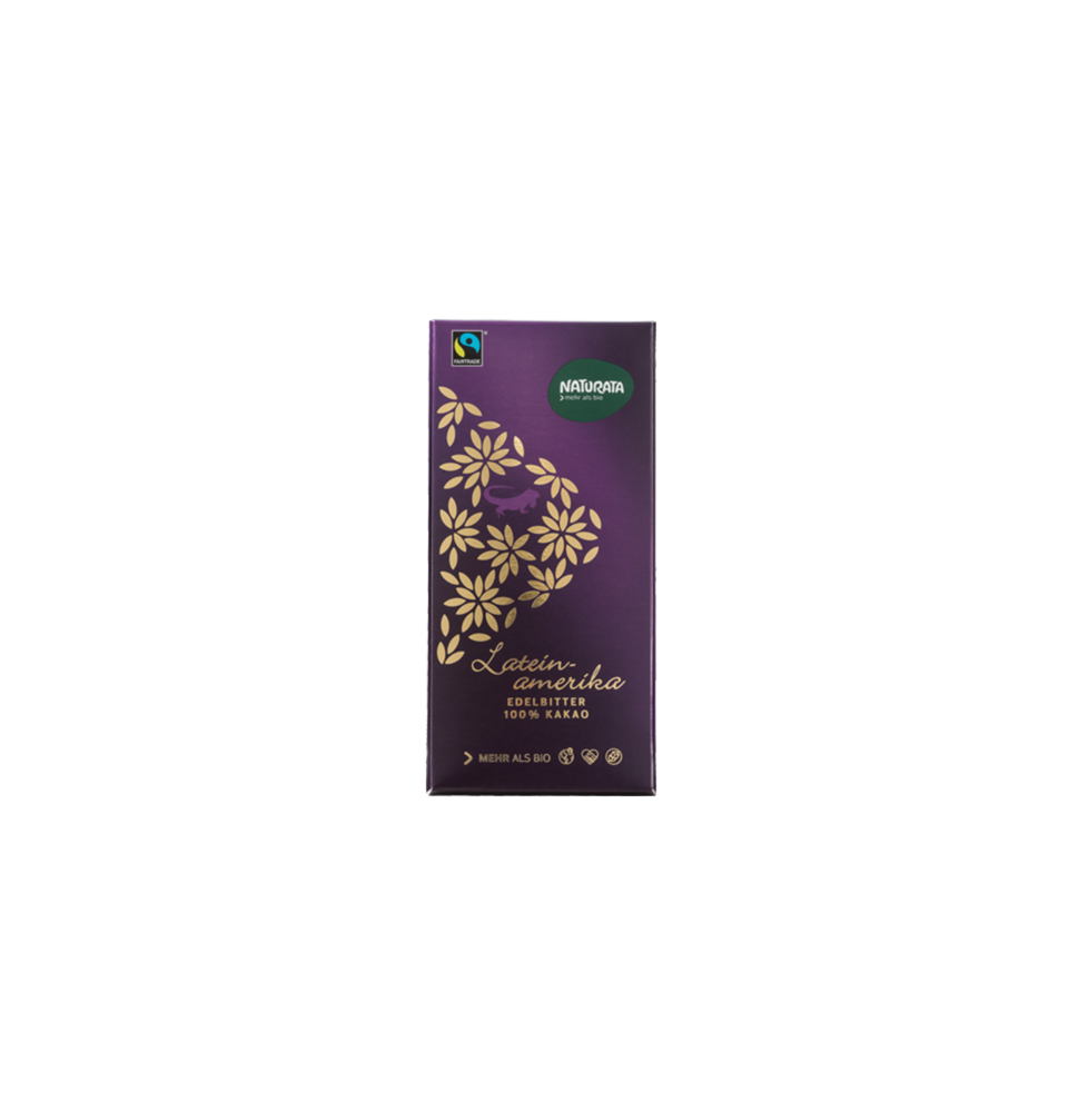 CHOCOLATE 100% LATINO AMERICA 80 gr BIO *NATURATA