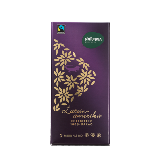 CHOCOLATE 100% LATINO AMERICA 80 gr BIO *NATURATA