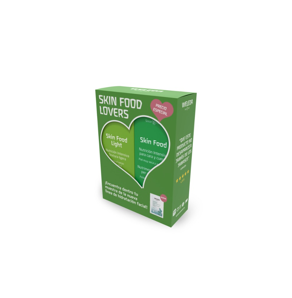 PACK SKIN FOOD LOVERS 30ML+LIGHT 50% WELEDA